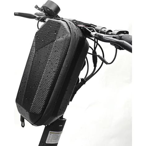 Universelle, 4 Liter fassende, vollständig wasserdichte Lenkertasche für Elektroroller, Laufräder und Fahrräder, große, stabile und wasserdichte EVA-Tasche. (1/5)