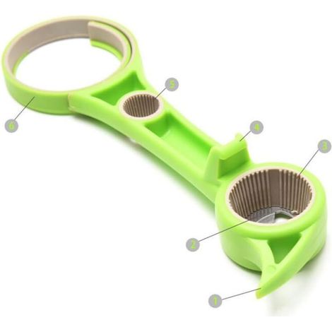 Multifunktionaler Flaschenöffner aus robustem PP (1/5)