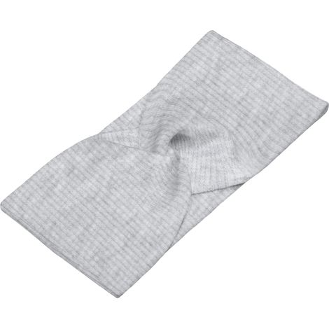 Fascia per capelli a righe - per bambini, grigia Fascia M01 grigia 34/44 (1/5)