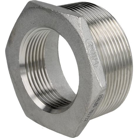 Réduction en inox 2'' x 1 1/4'' FM/FF