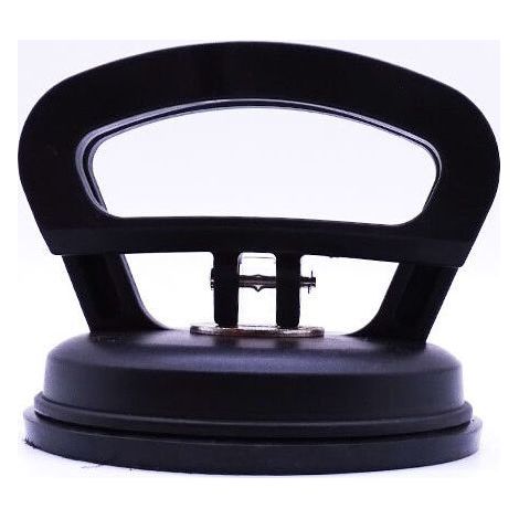 2 ventosas negras de 40 kg con un diámetro de 118 mm para azulejos, vidrio y madera.