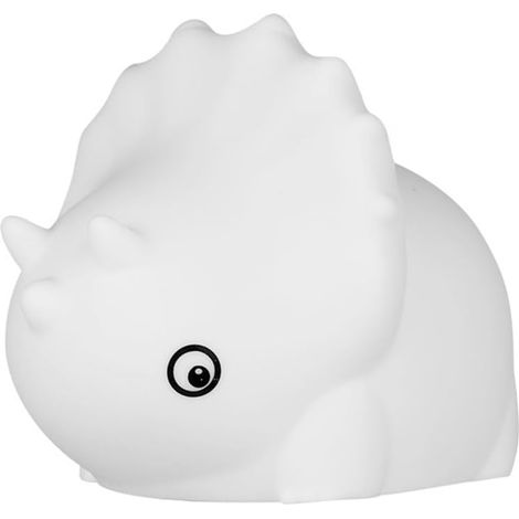 Veilleuse Pat en Silicone Dinosaure Blanc Batterie 1200mah (1/5)