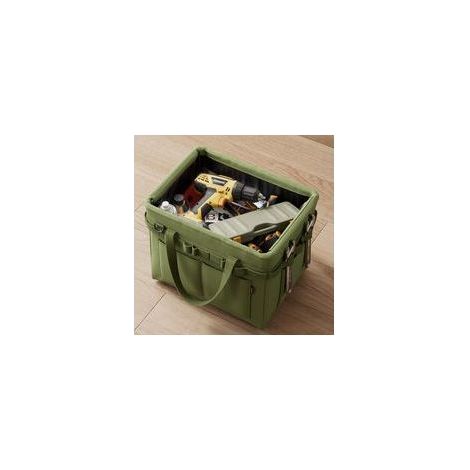 Coffret à outils ouvert , durable et étanche, conception portable pour les plombiers. (1/4)