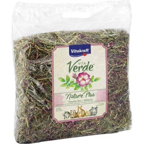 Vitakraft Vita Verde® Heu & Wildrose 500 g Futtertrog & Kleintierfutter (1/2)