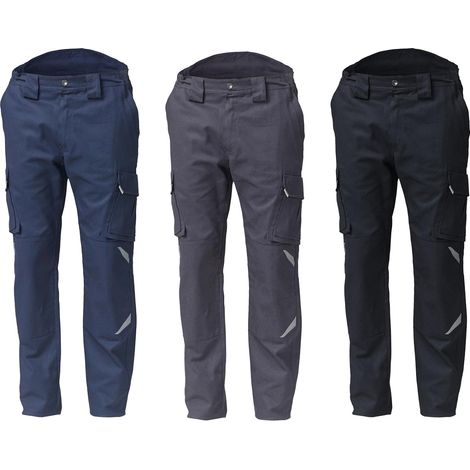 Pantaloni da lavoro Siggi Task 2-Grigio-M - Grigio - 