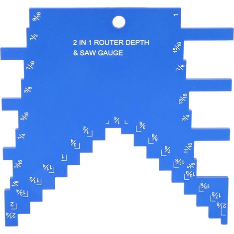 Règle de mesure 2 en 1 règle de scie circulaire à bois en alliage d'aluminium (1/3)