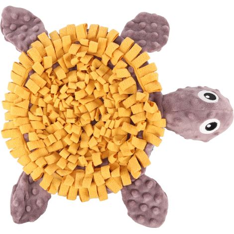 Tapis à renifler Chiot Morgano Tortue jaune & Taupe - Flamingo (1/4)