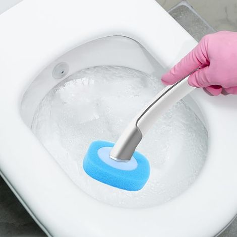 Soft Sponge Toilet Brush for Head Easy Cleaning (1/4)