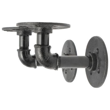 2PCS Supports d'étagère de tuyaux en acier industriel (1/5)