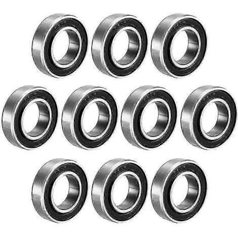 Lot de 10 roulements à billes 6902-2rs pour moyeu de vélo XM490 (15 x 28 x 7 mm). (1/5)
