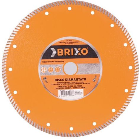 DISCO DIAMANTATO - DIAMETRO 230MM. (1/2)