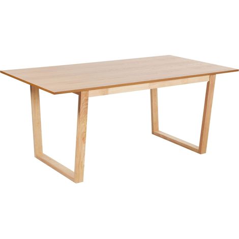 Dining Table CAMDEN Light Ash Wood 180 cm 95 cm