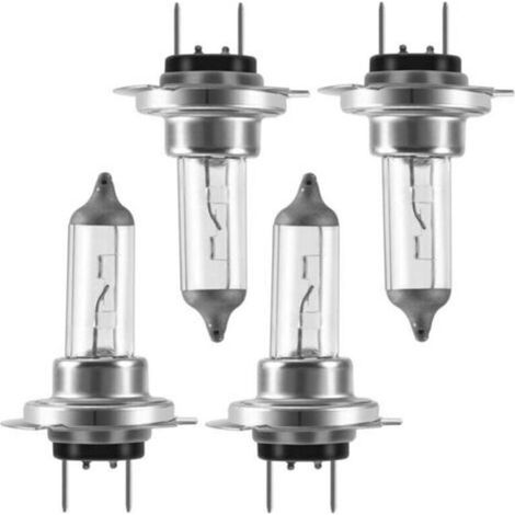 4 Ampoules de Phare Voiture H7 12V / 55W Halogène Lampe Standard