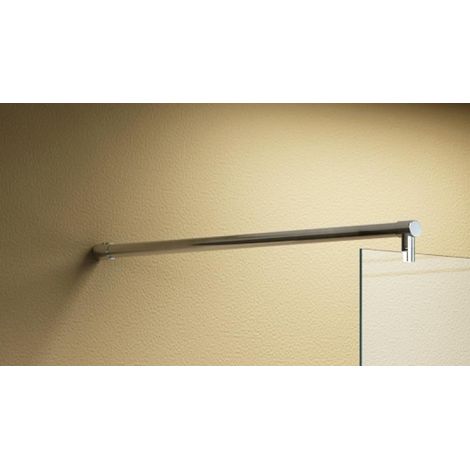BuyLando Stabilisator Stange - 150cm Rundrohr - für Duchwand & Duschkabine