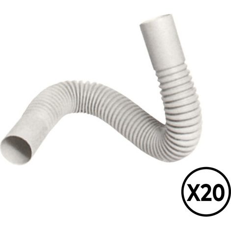 Curva flexible pvc ø16 mm, 20 unidades (1/2)
