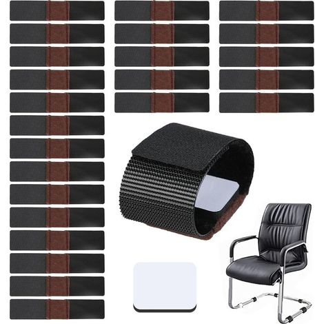 Set mit 24 Filzgleitern inklusive Befestigungsmaterial – Selbstklebende Schutzgleiter für Möbel, Stuhlbeine, zur Geräuschdämpfung und zum Schutz vor Kratzern – Langlebig für den Innenbereich (1/5)