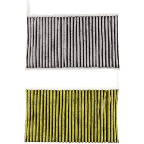 Lot de 2 filtres de rechange pour climatisation d'habitacle 110768100A à filtration renforcée, compatibles avec Tesla Model 3 (2017-2023) (1/5)