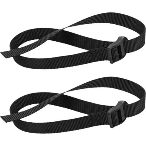 HONORNIC - 2 sangles de pieds pour rameur - Accessoires portables, universels et faciles à installer (1/4)
