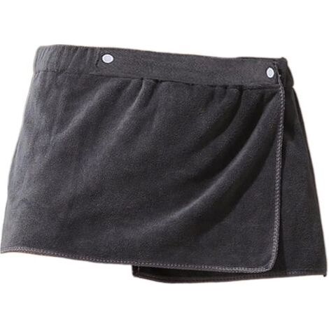 Jupe Hommes Hommes Portables Serviettes de Bain Magique Jupe Douche Molle Respirant baignade Plage Robe de Bain Sport Peignoir de Sport for Adulte 30 X 140 cm Gris