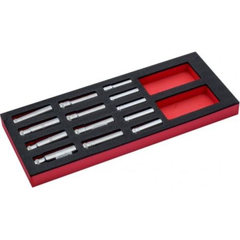 BAHCO - Jeu de douilles 1/2", module mousse 1/3 Fit&Go - 13 pcs