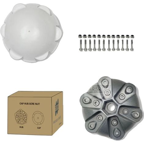 Tapa de buje para turbina eólica, compatible con varias palas, ligera y duradera, 6 bujes (1/2)