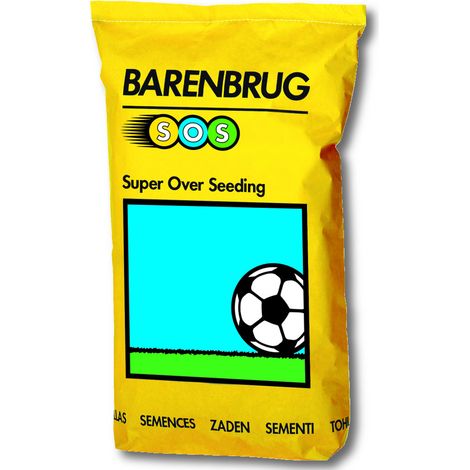 BARENBRUG Rasensamen SOS Super Over Seeding 15 kg Sportrasen Spielrasen