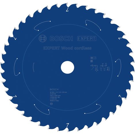 Bosch EXPERT Wood cordless Circular Saw Blade 305x 2.2/1.6 x 30mm T42 2608902185
