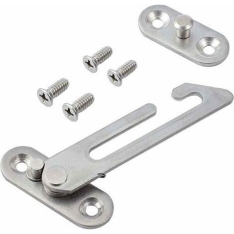 Entrebâilleur Fenêtre - Acier Inoxydable 304 - Pour Châssis UPVC - Ouverture 65° - Gauche Et Droite - Lot De 2 (1/5)