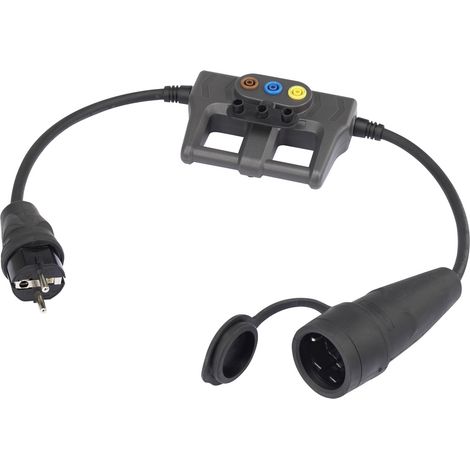 VOLTCRAFT DLA-1L 16 Messadapter Schutzkontakt 16 A - Schutzkontakt 16 A (1/3)