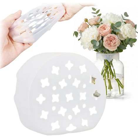 Grille Souple en Silicone pour Compositions Florales - Réutilisable et Étanche - Support pour Tiges dans Vases - pour DIY (1/5)