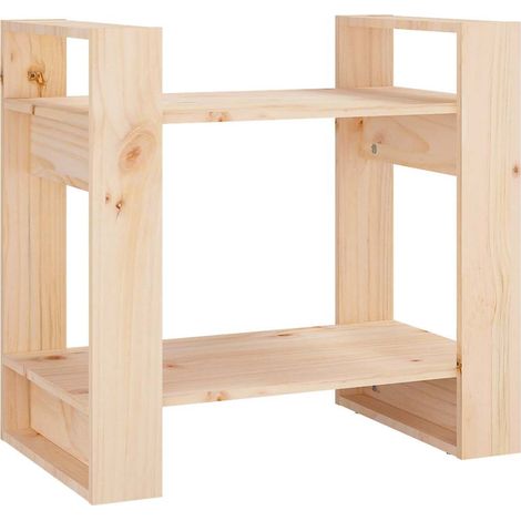 Maison Exclusive - Bücherregal/Raumteiler 60x35x57 cm Massivholz (1/5)