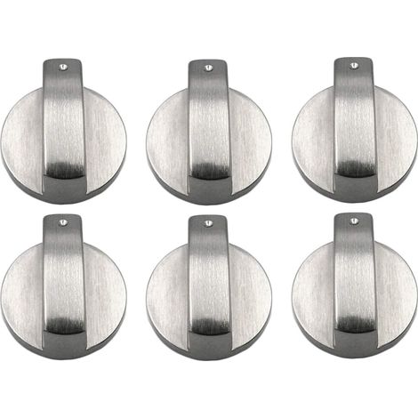 6 Pieces Gas Stove Knob, Oven Switch Adapters Cooktop Control Locks, Universal Kitchen Stove Control Switch Knobs (1/5)