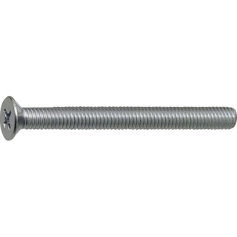 ISO7046-1 4.8 M 6x 35 Pozidriv Kreuzschlitz verzinkt Senkschraube (DIN965A)