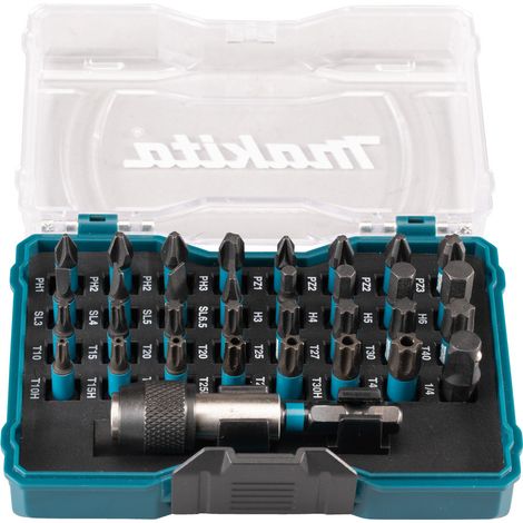 E-12441-10 Set di punte IMPACT BLACK, 33 pezzi (10 set in espositore)