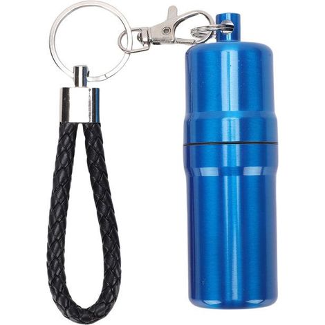 BelleRise - Conteneur étanche en aluminium – Boîte rangement multifonction – Imperméable camping voyage – Bleu (1/5)