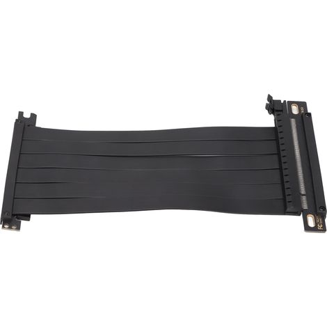Câble d'extension pour carte graphique, stabilité renforcée, protection bilatérale, fentes importées PCIE 3.0 16X, câble rallonge riser (1/5)