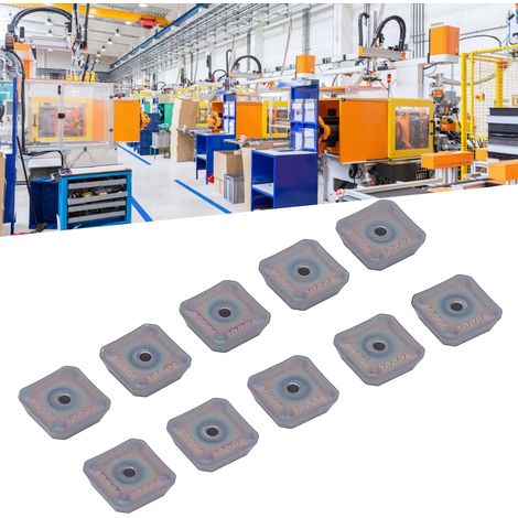 SEKR1203AZ-YM Plaquettes de coupe en acier trempé carbure sept couleurs pour fraisage CNC (1/5)