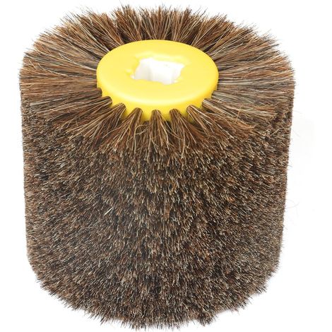 Brosse De Ponçage, Brosse De Polissage En Crin De Cheval Brosse De Texture, Brosse Satinée, Roue Brossée Pour Poncer Le Bois (1/5)