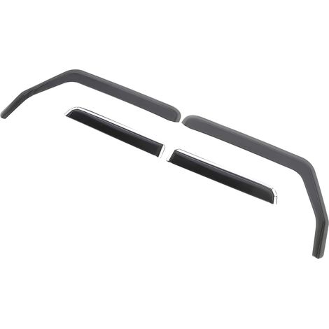 Visor de Fenêtre Déflecteur, PE Per de Pluie pour JK 4 Portes illimité 2007 à 2018, Installation Facile, Pas de Forage Requis, Auto-adhésif, pour L'extérieur des Pièces Automobiles (1/5)