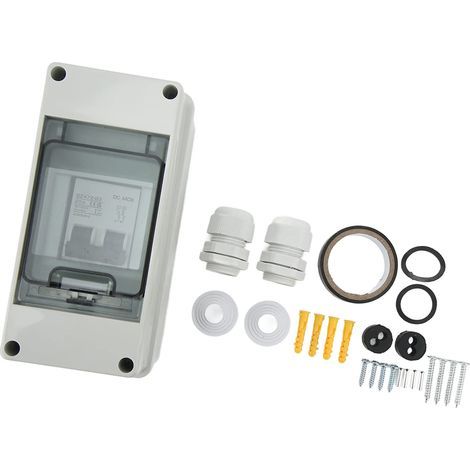 Disjoncteur Miniature CC, capacité de Rupture 4000A Disjoncteur 2P 1000V pour Système Solaire Hors Réseau (1/5)