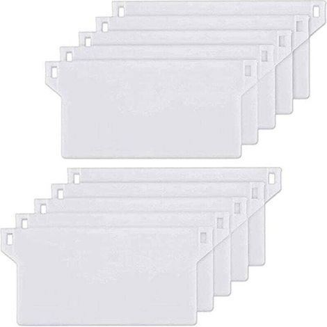10pcs Plaque de Lestage Store Californien Poids Lest Stores Verticaux Plaque Lestage Store Lamelle Verticale 127mm Pièce Rechange Blanche (1/5)