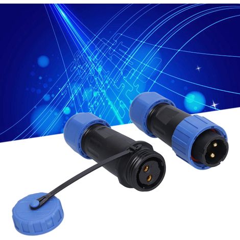Wasserdichter Luftfahrtstecker IP68, 2-poliger lötfreier Stecker und Buchse LP16, mehrpolige lötfreie Stecker- und Buchsenanschlüsse, 250 V, 20 A (1/5)