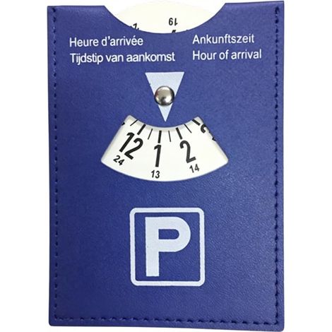 Disque Bleu de Stationnement Zone Bleue, Disque de Stationnement pour Voiture, Accessoire Auto Pratique, Format Standard 11x15cm, Idéal pour Conducteur et Stationnement Quotidien (1/5)