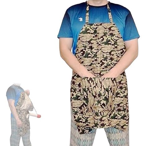 Tabliers au look de chef rigolo, tabliers au design original avec une surprise dans les poches, tabliers amusants avec des surprises cachées, cadeaux parfaits pour les fêtes. (1/5)