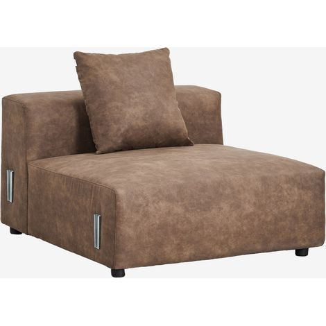 Module central 105x113 cm avec coussin pour canapé modulaire Bruna SKLUM