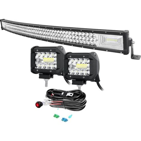 Barra luminosa a LED, alta potenza, design impermeabile, curva 7D da 42 pollici (1/2)