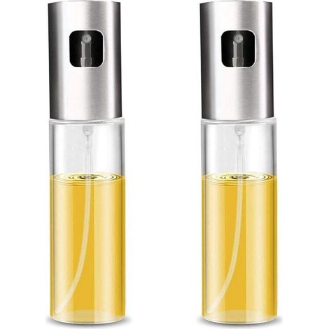 YMYNY Pièces Bouteille Verre de Barbecue, Pulvérisateur D'Huile Portable, Vaporisateur Huile, Spray à l'huile d'olive, Injecteur Verre Transparent Qualité Alimentaire pour Cuire Salades Grillées (Arge