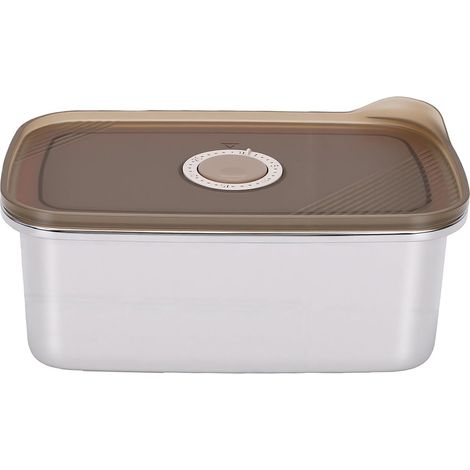 Stainless Steel Food Storage Container with Date Dial (1100ML) (1/5)