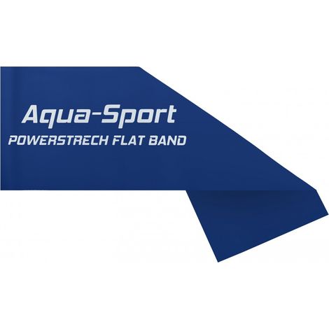 Aqua-Sport Powerstretch Flachgummiband, blau, 1,5 m x 15 cm x 0,30 mm, 9–11 kg, AS1515