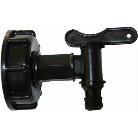 Raccord Robinet en PVC pour Raccord Rapide,Réservoir d'eau Cour Jardin Tuyau Valve Adaptateur Raccords commutateur,pour Cuve IBC 1000L (1/5)
